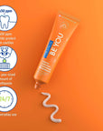 Peach + Apricot Flavor Fluoride Toothpaste (60ml)