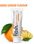 Flash Teeth Whitening Toothpaste Orange + ginger Flavor care and repair (75 ml)