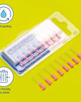 Interdental Brush Refill Prime, Size 08, 8 Pcs. Pink