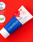 Curaprox Kids 2 + Years Toothpaste, Strawberry, 60ml. 950 ppm Fluoride.