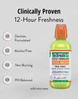 The BREATH Co Fresh Breath MouthRinse, Mild Mint Flavor, Healthy Gums (500 ml)