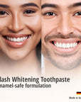Flash Teeth Whitening Toothpaste Orange + ginger Flavor care and repair (75 ml)