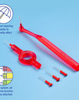 Interdental Brush Set Prime Start, Size 07 Red
