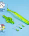 Interdental Brush Set Prime Start, Size 11, Lime Green