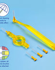 Interdental Brush Set Prime Start, Size 09. Yellow