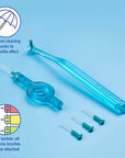 Interdental Brush Set Prime Start, Size 06 Turquoise