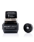 Manfloss Dispenser: 2 x 50m Rolls BLACK Tape