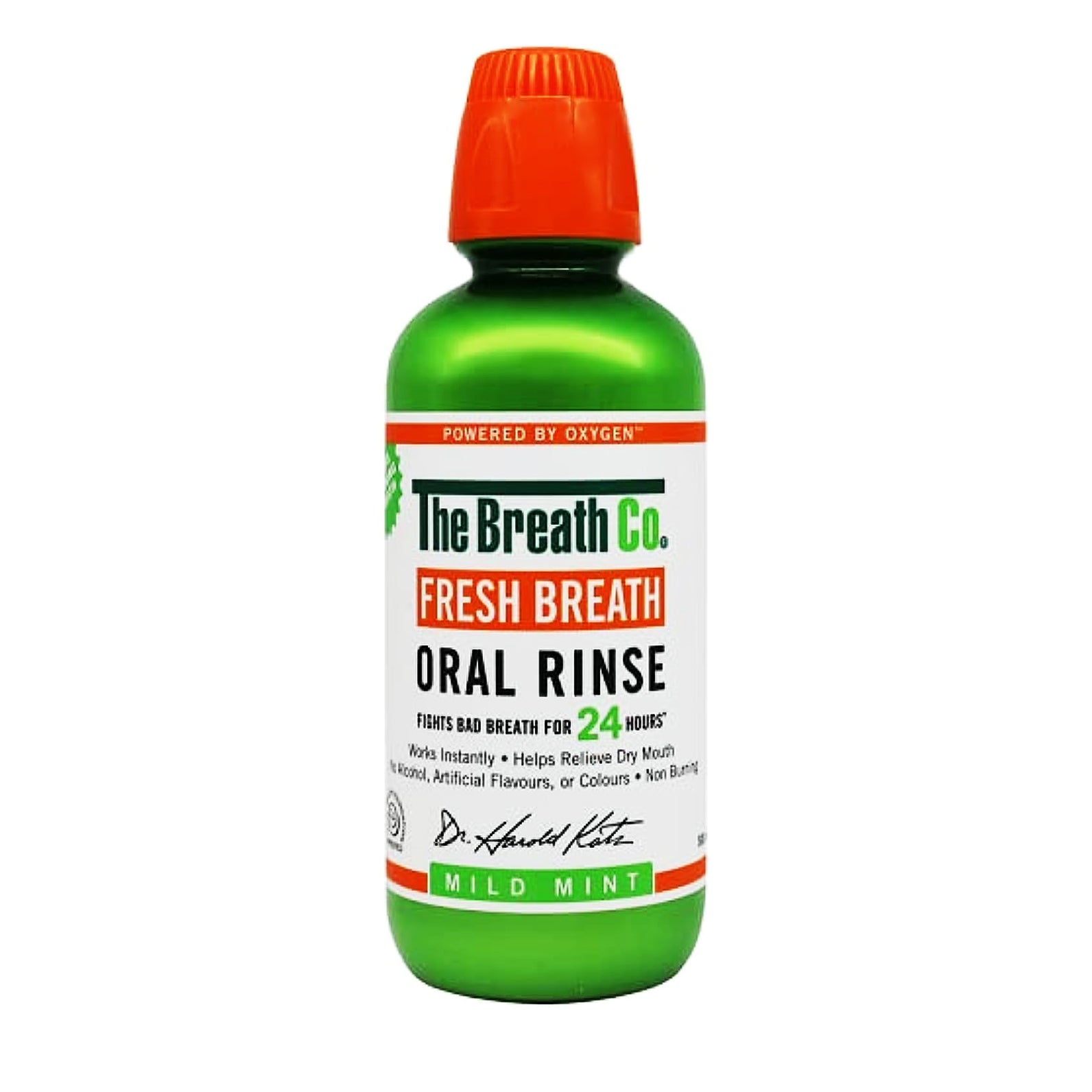 The BREATH Co Fresh Breath MouthRinse, Mild Mint Flavor, Healthy Gums ...