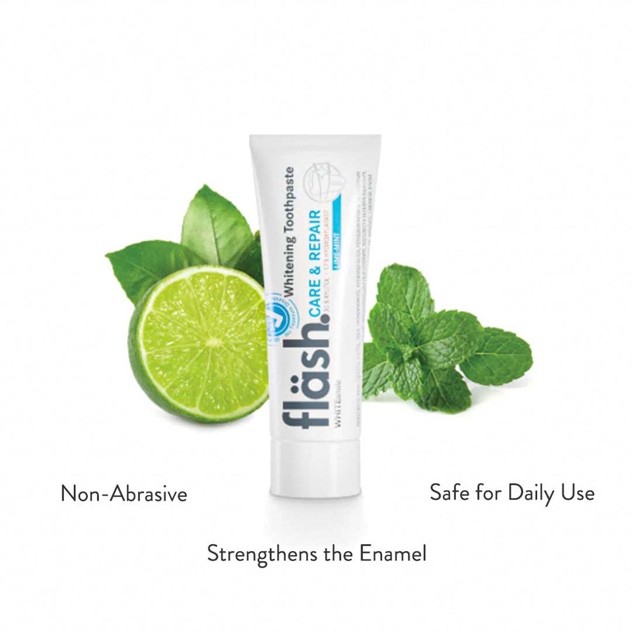 Flash Teeth Whitening Toothpaste Lime Mint Flavor care and repair (75 ...