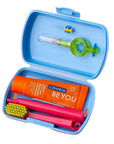 Curaprox Travel-Set blue. Set includes Travel Toothbrush CS 5460, 10ml Be You Toothpaste, Interdental Brush CPS prime 07, CPS prime 09.