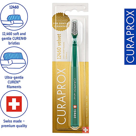 Curaprox Toothbrush CS 12460 Velvet - Soft Toothbrushes for Adults