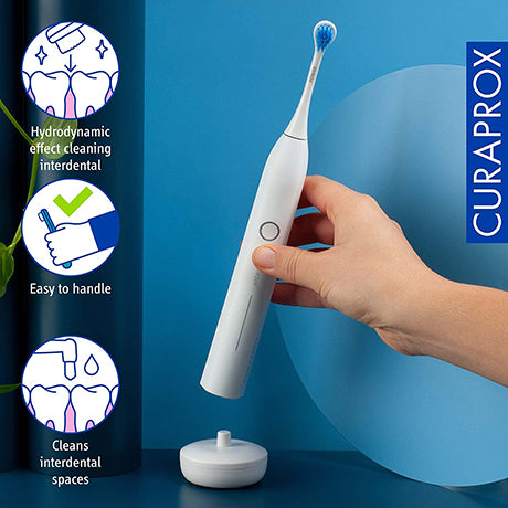 Curaprox Hydrosonic Pro Sonic Toothbrush - Electric Toothbrush for Adults